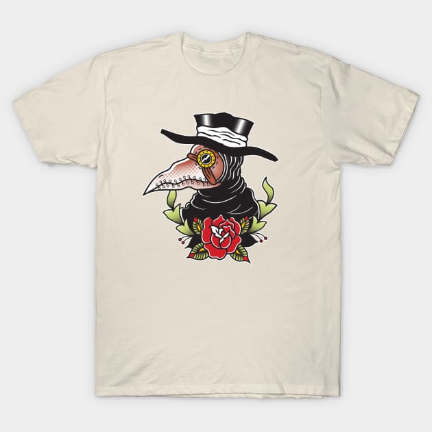 Plague Dr. - Color T-Shirt by TheBrandedBeast